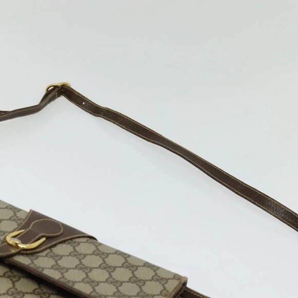 GUCCI GG Supreme Shoulder Bag PVC Beige Gold 904 02 050 Auth ep10265 - Picture 9 of 16